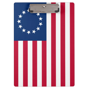 The Circle of Stars, American Flag by Betsy Ross Clipboard