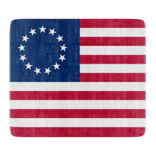The Circle of Stars, American Flag by Betsy Ross Cutting Board