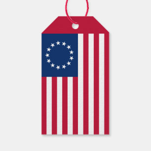 The Circle of Stars, American Flag by Betsy Ross Gift Tags