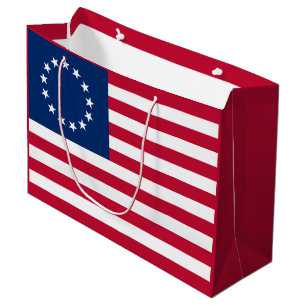The Circle of Stars, American Flag by Betsy Ross Large Gift Bag