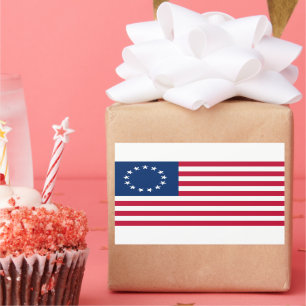 The Circle of Stars, American Flag by Betsy Ross Rectangular Sticker