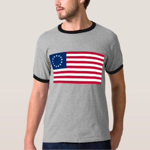 The Circle of Stars, American Flag by Betsy Ross T-Shirt
