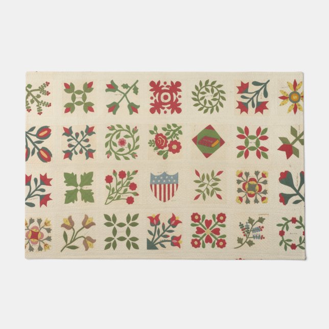 The Circuit Rider’s Quilt Doormat (Front)