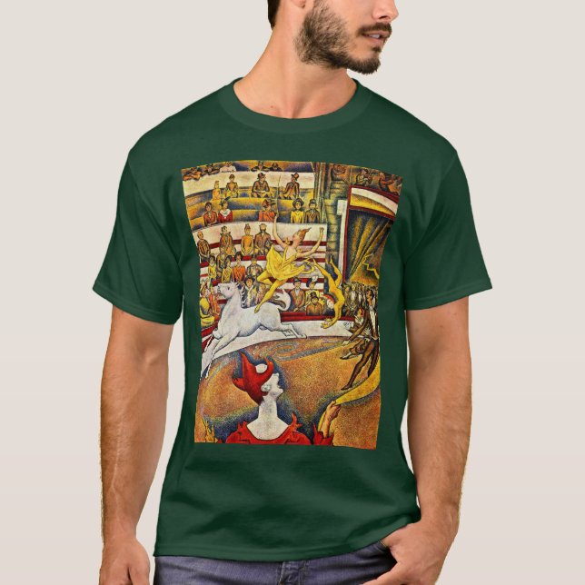 The Circus By Seurat Georges T-Shirt (Front)