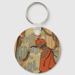 The Circus Girl, 'A.H.Canby' Vintage Theatre Key Ring