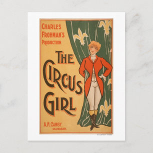 The Circus Girl Theatrical Poster #1 Postcard