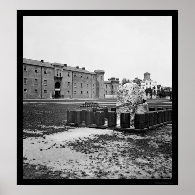 The Citadel in Charleston, SC 1865 Poster (Front)