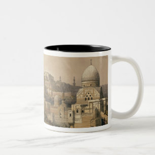 The Citadel of Cairo, from "Egypt and Nubia" Two-Tone Coffee Mug