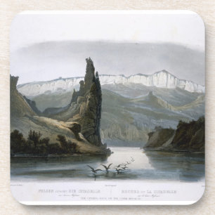 The Citadel Rock on the Upper Missouri, plate 18 f Coaster