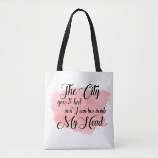 The City Goes To Bed Tote Bag