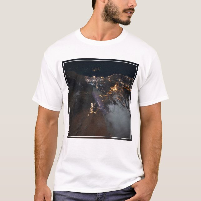 The City Lights Of Jazan And Its Suburbs T-Shirt (Front)