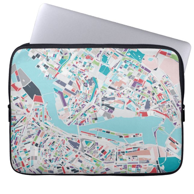 The City of Amsterdam Laptop Sleeve (Front)