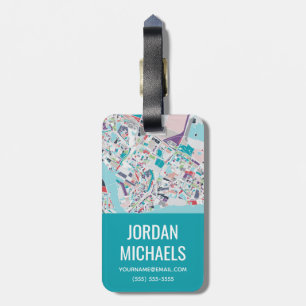 The City of Amsterdam Luggage Tag