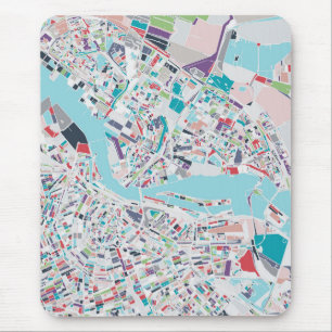 The City of Amsterdam Mouse Pad