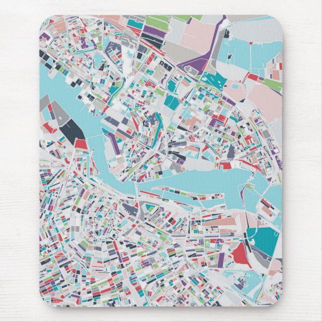 The City of Amsterdam Mouse Pad (Front)
