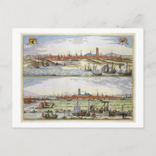 The City of Dunkirk during the Spanish occupation, Postcard