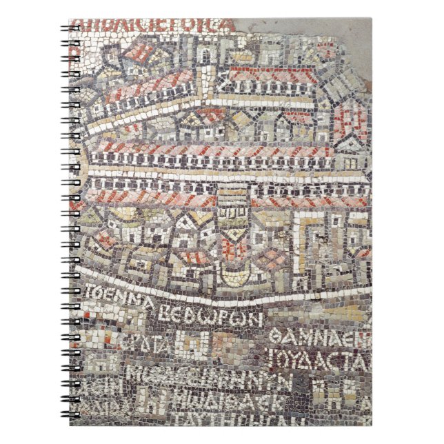 The City of Jerusalem and the surrounding area Spiral Notebook (Front)