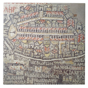 The City of Jerusalem and the surrounding area Tile