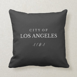 The City of Los Angeles Founded 1781 Cushion