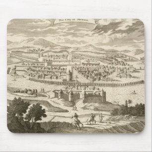The City of Mexico, 1723 (engraving) Mouse Pad