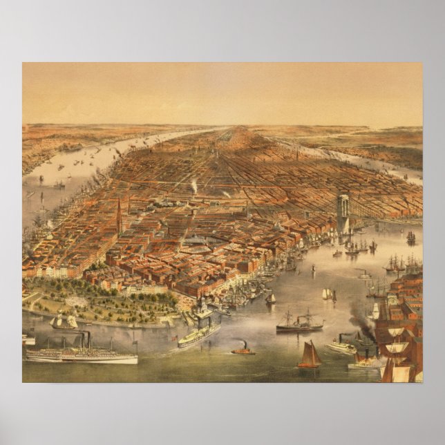 The City of New York, 18 Poster (Front)