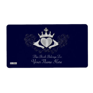 The Claddagh (Bookplate) (Silver)