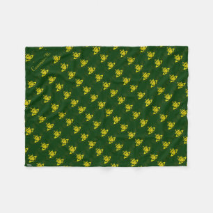 The Claddagh (Gold) Fleece Blanket