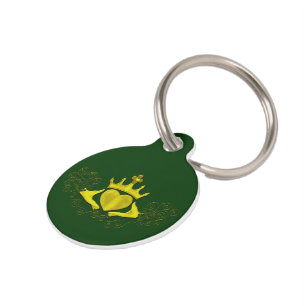 The Claddagh (Gold) Pet Tag