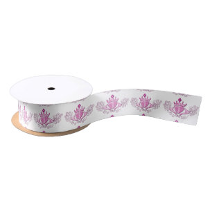 The Claddagh (Pink) Satin Ribbon