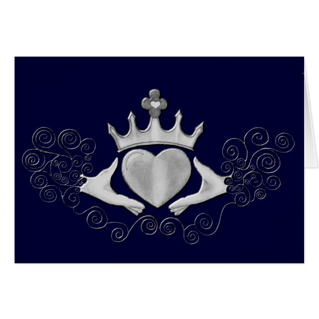 The Claddagh (Silver) (Front Horizontal)