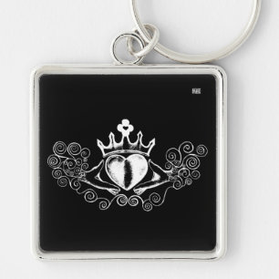 The Claddagh (White) Key Ring