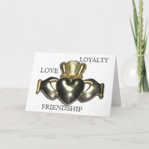 The Claddagh with inside Holiday Card