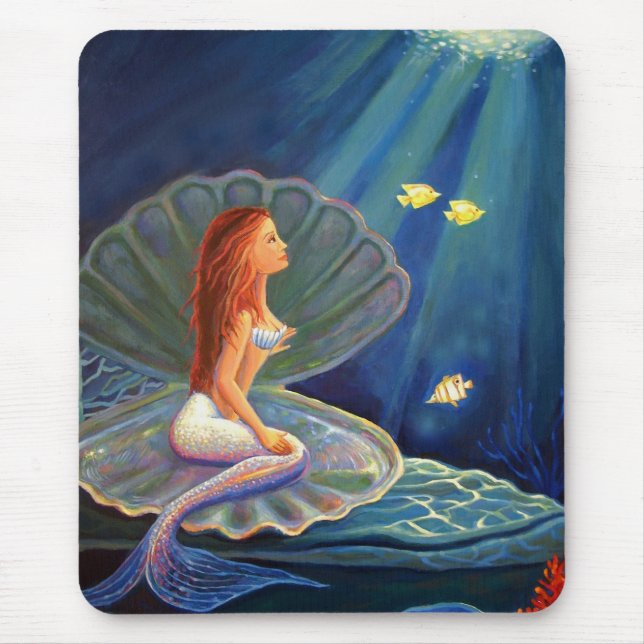 The Clamshell Mermaid - Mouse Pad (Front)