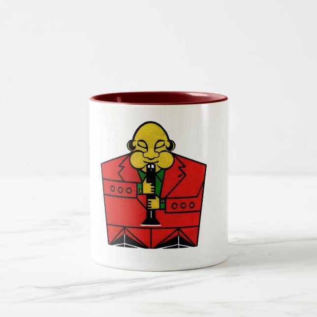 The Clarinetist Two-Tone Coffee Mug (Center)