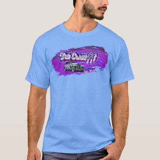 the classi w 1931 classic car Purple enh boy retro T-Shirt