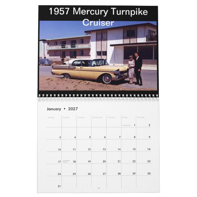 The Classic Cars of Old Detroit 2015 Calendar (Jan 2027)