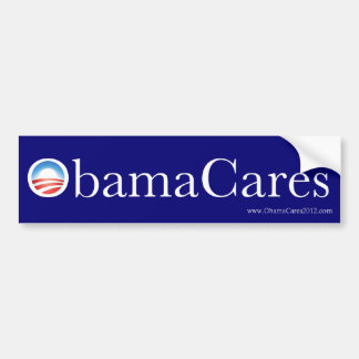 The Classic ObamaCares Bumper Sticker