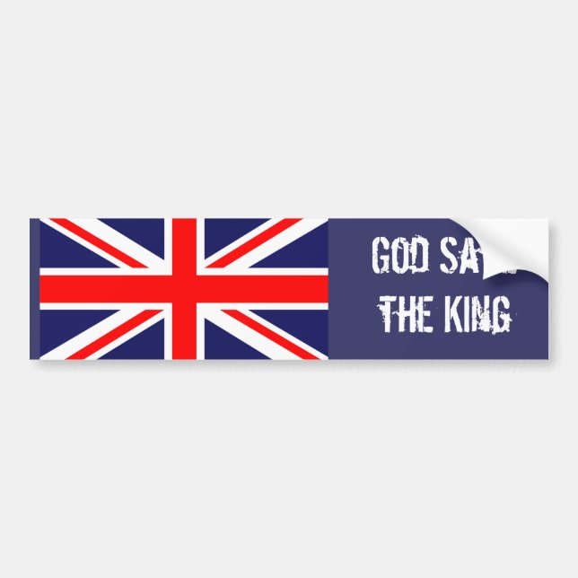 The Classic Union Jack Bumper Sticker (Front)