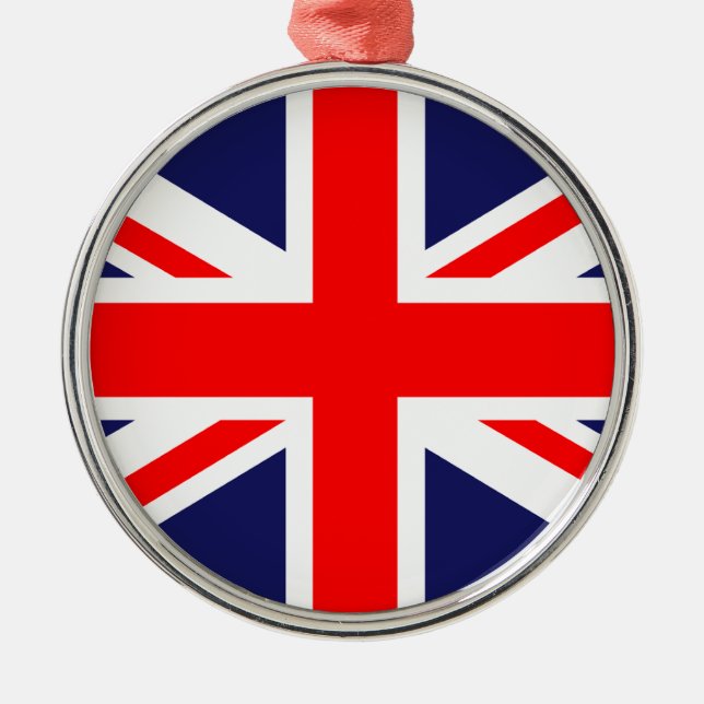 The Classic Union Jack Metal Tree Decoration (Front)