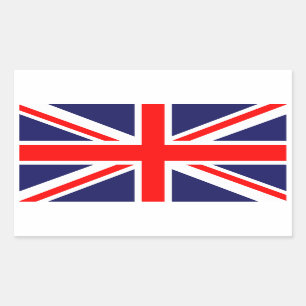 The Classic Union Jack Rectangular Sticker