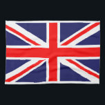 The Classic Union Jack Tea Towel<br><div class="desc">The Union Flag, or Union Jack, is the national flag of the United Kingdom. It is so called because it combines the crosses of the three countries united under one Sovereign - the kingdoms of England and Wales, of Scotland and of Ireland (although since 1921 only Northern Ireland has been...</div>