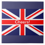 The Classic Union Jack Tile<br><div class="desc">The Union Flag, or Union Jack, is the national flag of the United Kingdom. It is so called because it combines the crosses of the three countries united under one Sovereign - the kingdoms of England and Wales, of Scotland and of Ireland (although since 1921 only Northern Ireland has been...</div>