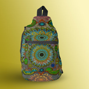 The Claws of Brachyura symbolic mandala art Sling Bag