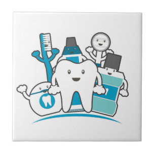 The Clean Teeth Gang Tile