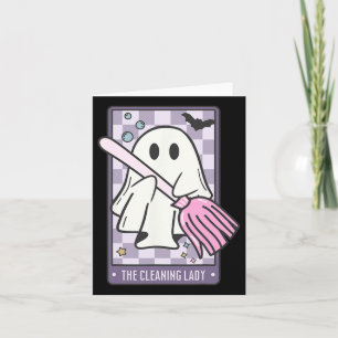 The Cleaning Lady Tarot Card Halloween Housekeeper