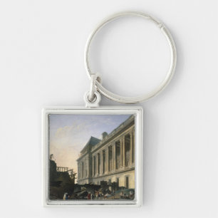 The Clearing of the Louvre colonnade, 1764 Key Ring