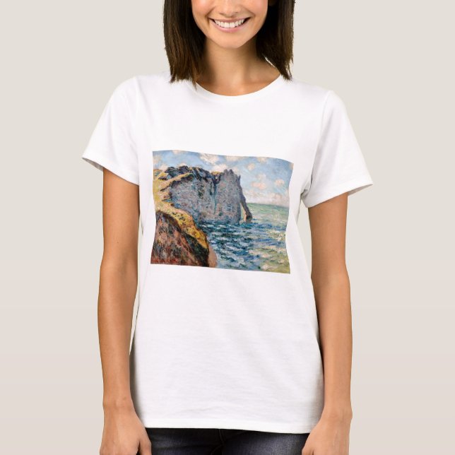 The Cliff of Aval, Monet T-Shirt (Front)