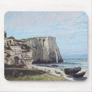 The Cliffs at Etretat after the storm, 1870 Mouse Pad