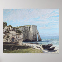 The Cliffs at Etretat after the storm, 1870