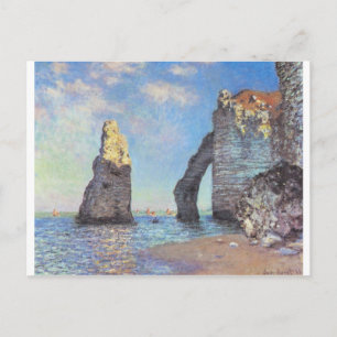 The Cliffs at Etretat - Claude Monet Postcard